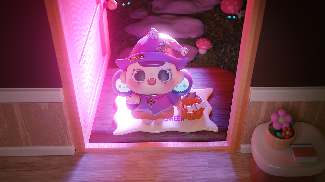 万圣节Ip设计 ฅʕ•̫͡•ʔฅ球球（图ZMzE5NjI5MTA4） - IP形象 - 站酷设计师宋七点点原创素材 - 站酷ZCOOL