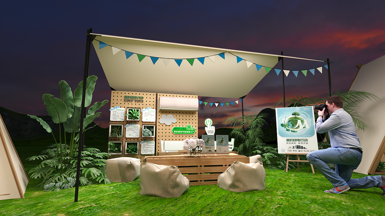 户外露营集市摊位（图ZMzE4NTYxNTA0） - 其他三维 - 站酷设计师Jonson7原创素材 - 站酷ZCOOL