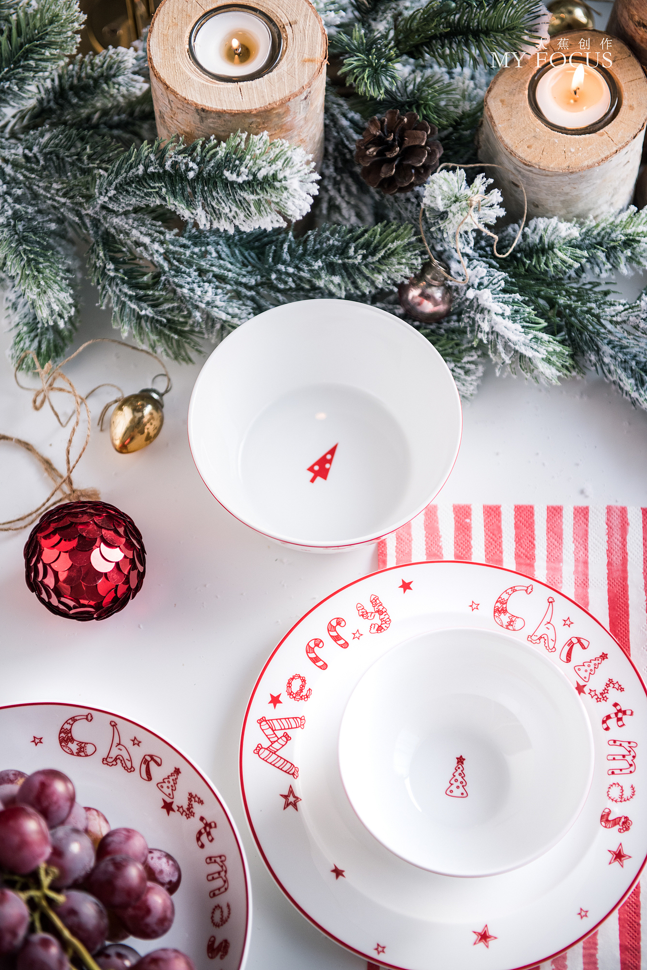 圣诞餐桌 ｜ 产品摄影 ｜大蕉创作（图ZMzE5NjAyNDEy） - 产品摄影 - 站酷设计师大蕉MYFOCUS原创素材 - 站酷ZCOOL