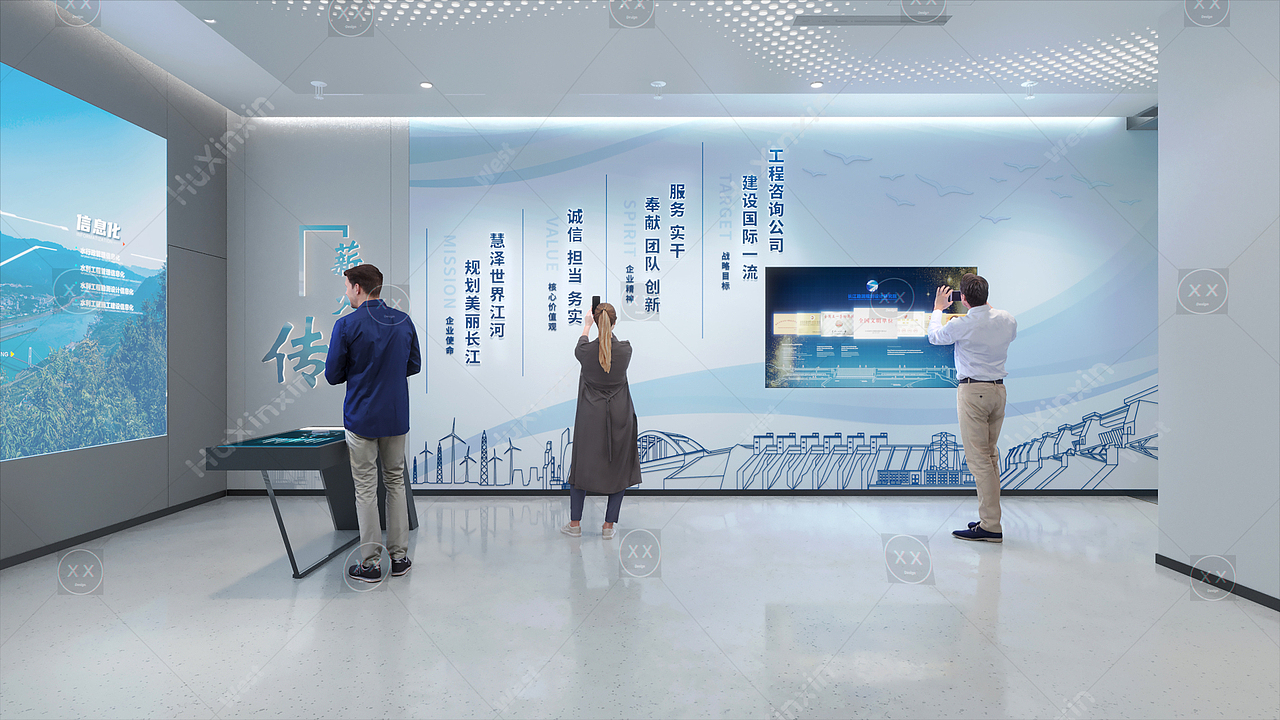 长江设计集团（长江勘测规划设计研究院）展厅数字升级（图ZMzMyNTc5MDMy） - 展陈设计 - 站酷设计师w1st原创素材 - 站酷ZCOOL