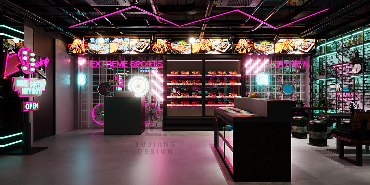 设计 | 机车俱乐部 机车世界里的咖啡店