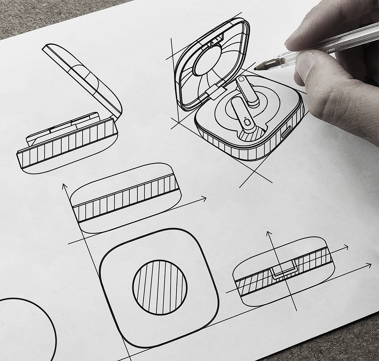 太空飞碟无线蓝牙耳机