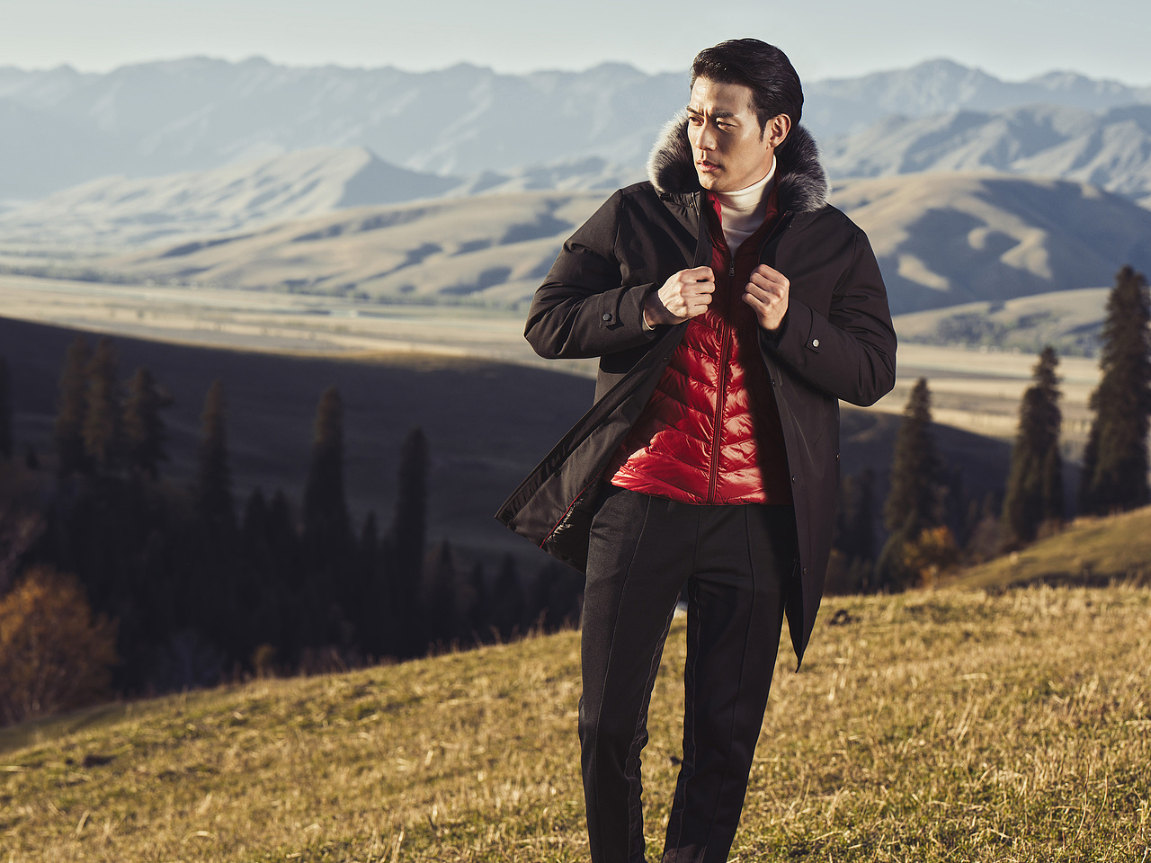 男装拍摄 | 在路上