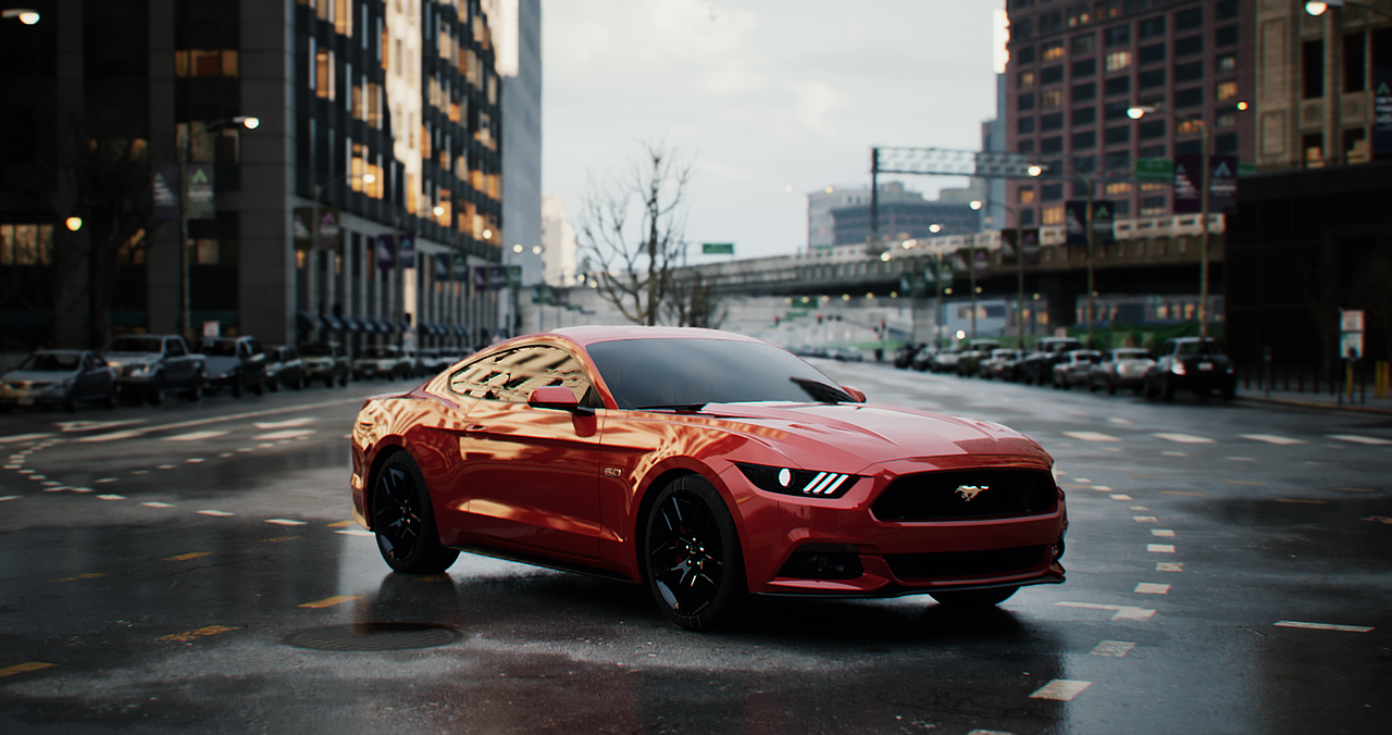 个人ue5汽车渲染练习