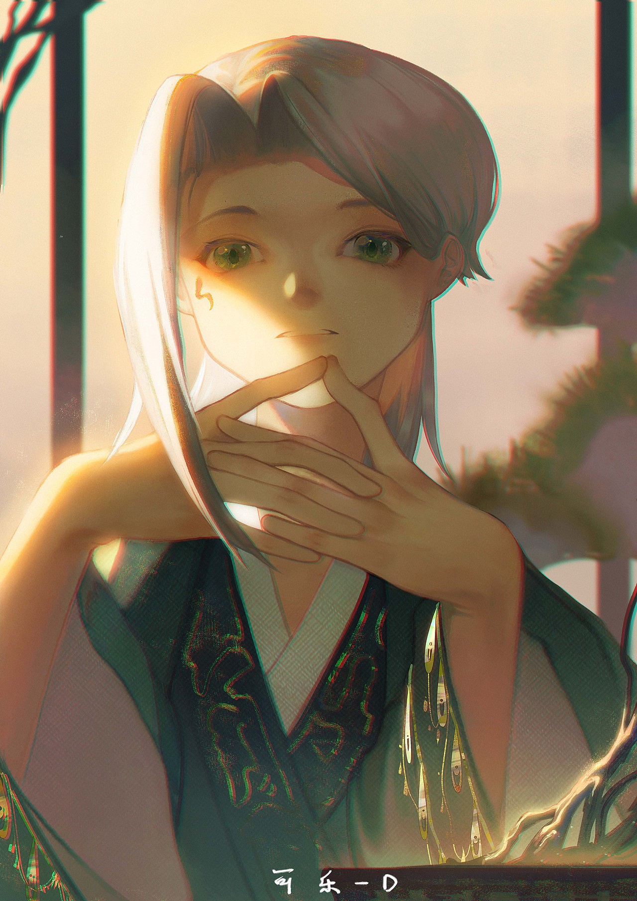 若木（图ZMzE3OTE3NjA4） - 艺术插画 - 站酷设计师白_ELF原创素材 - 站酷ZCOOL
