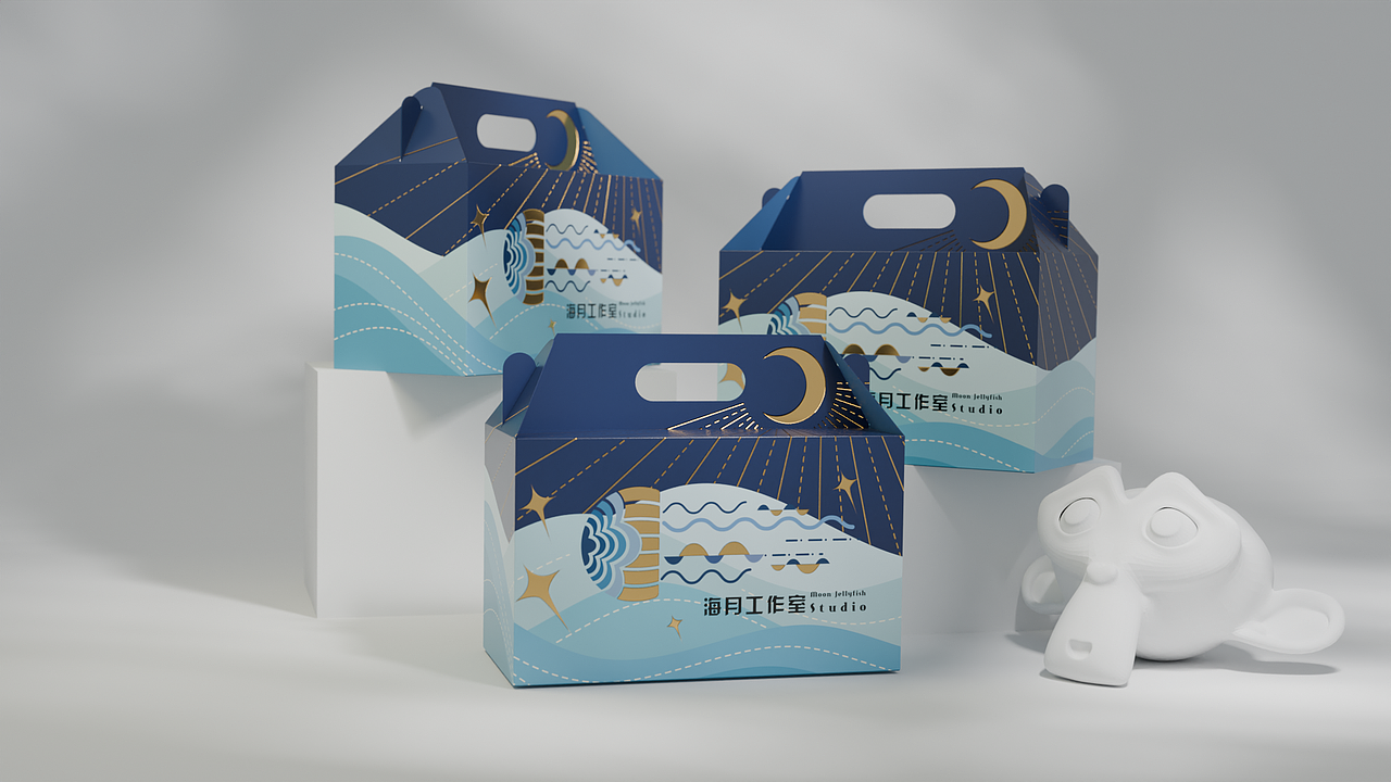 包装盒设计——深海的动物