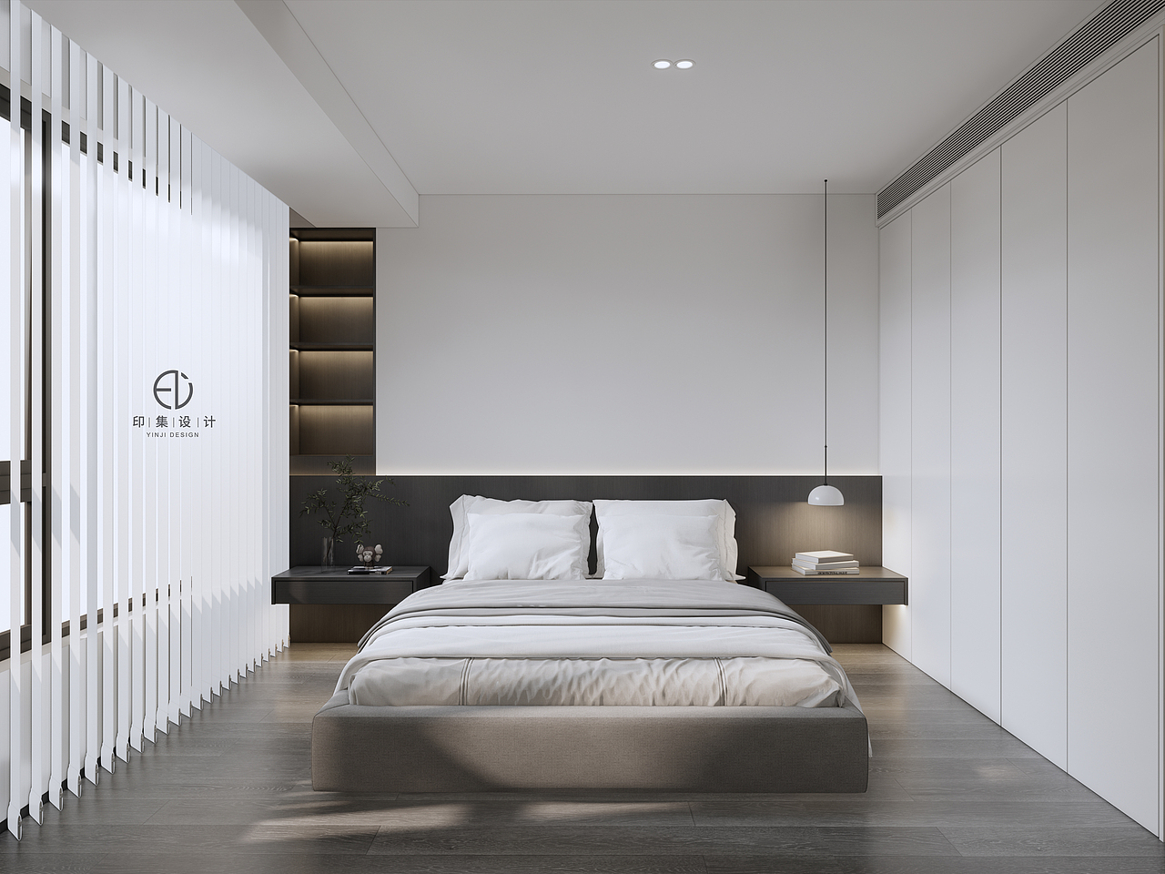 128㎡极简黑白灰，低调含蓄里的情感奔放（图ZMzA2MTg3MTIw） - 家装设计 - 站酷设计师印集装饰设计原创素材 - 站酷ZCOOL