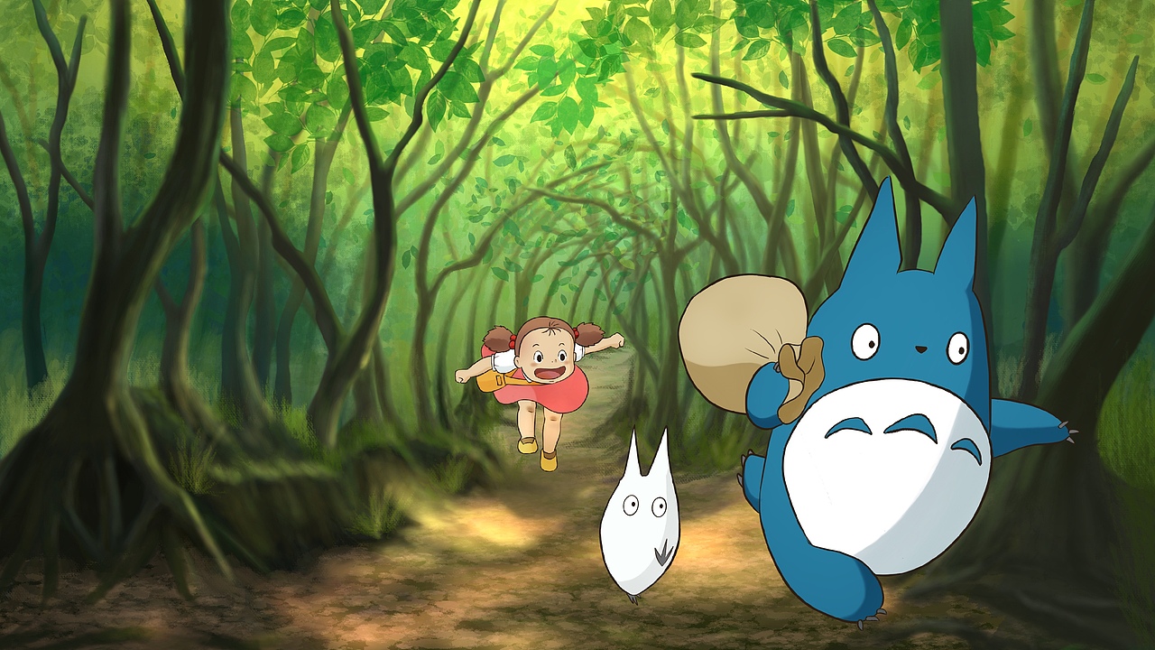 《龙猫》场景绘画3