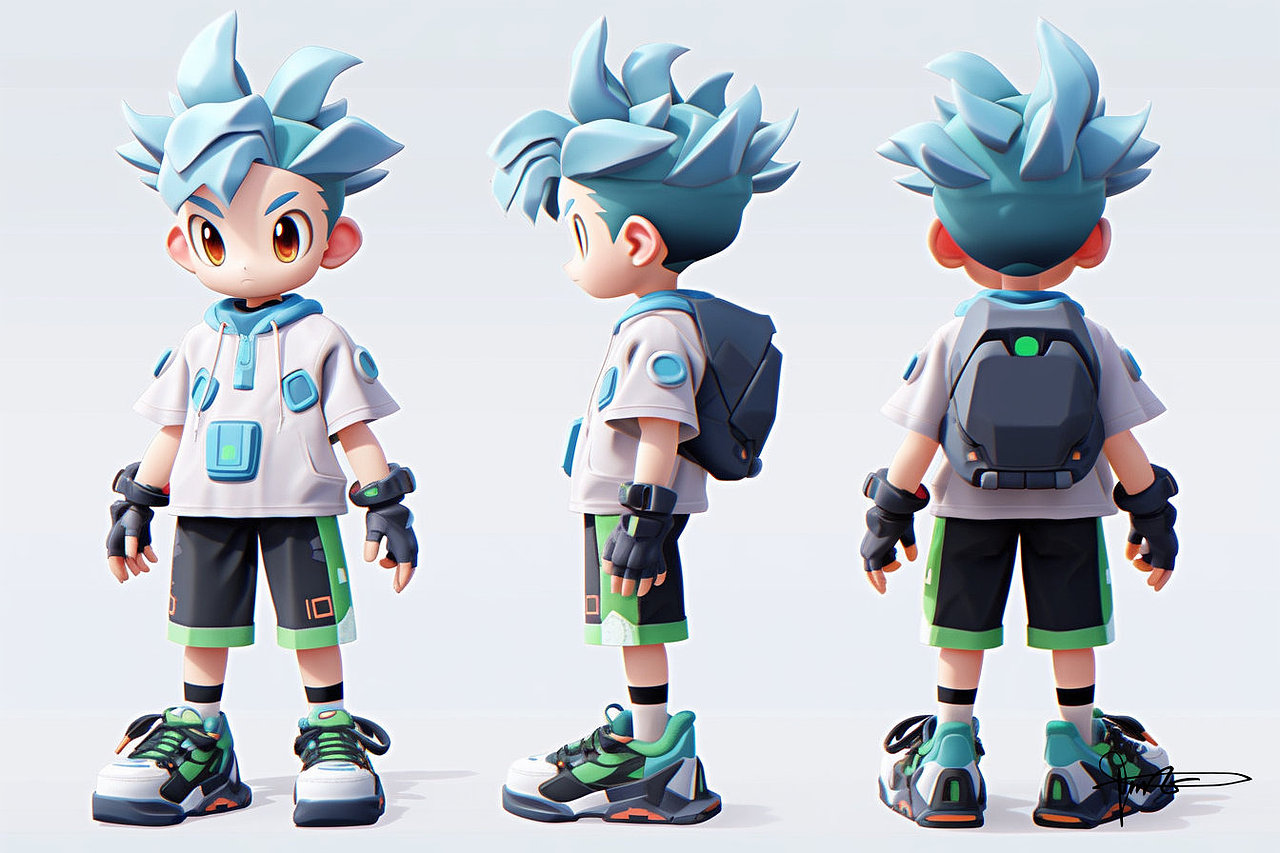 男孩IP形象设计系列二