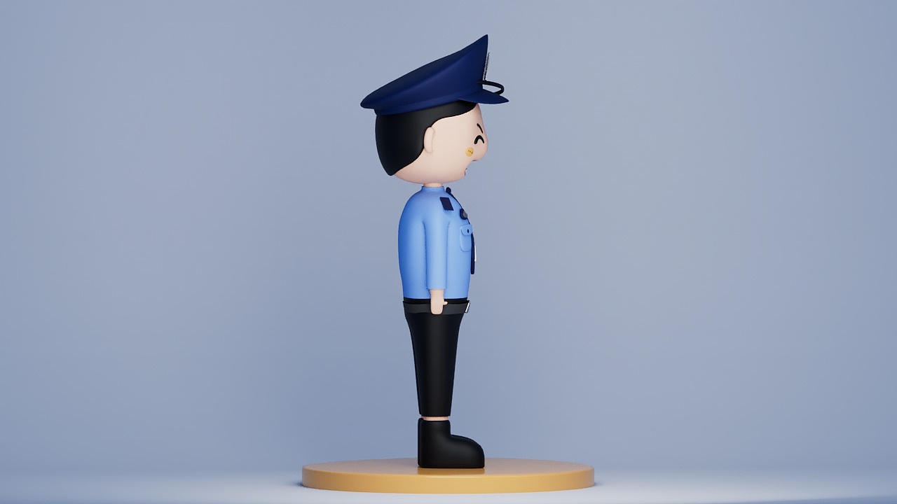 【NICK老师】警察形象建模（男士）（图ZMzAwMDY0MDU2） - 人物/生物 - 站酷设计师Nick老师原创素材 - 站酷ZCOOL