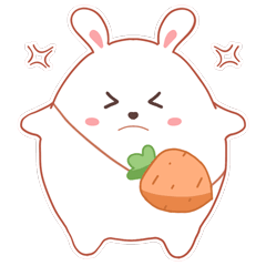 一只蛋蛋兔 微信表情包（图ZMzM5MDAxODYw） - 儿童插画 - 站酷设计师橙猫原创素材 - 站酷ZCOOL