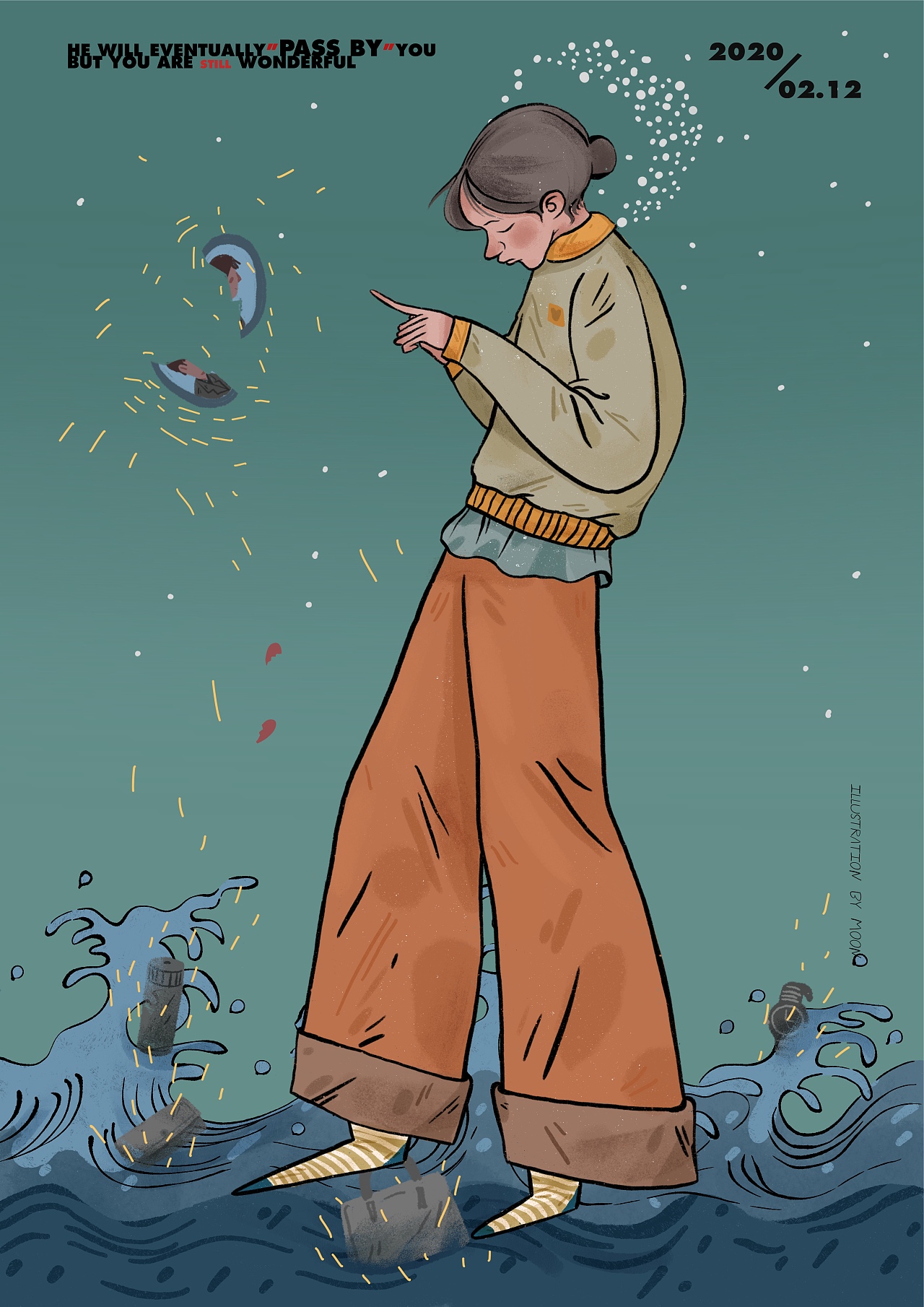 月亮Jiamino--“74天”之系列一（图ZMzE0NDYyMzA4） - 艺术插画 - 站酷设计师木丁插画工作室原创素材 - 站酷ZCOOL