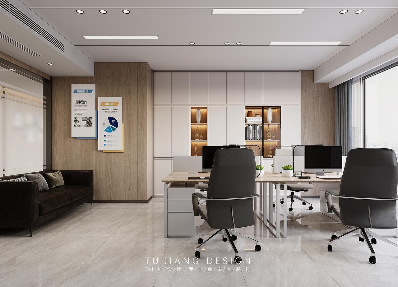 工装|建筑公司效果图案例分享（图ZMzUyMTI4MTYw） - 商业空间设计 - 站酷设计师仟仟设计原创素材 - 站酷ZCOOL