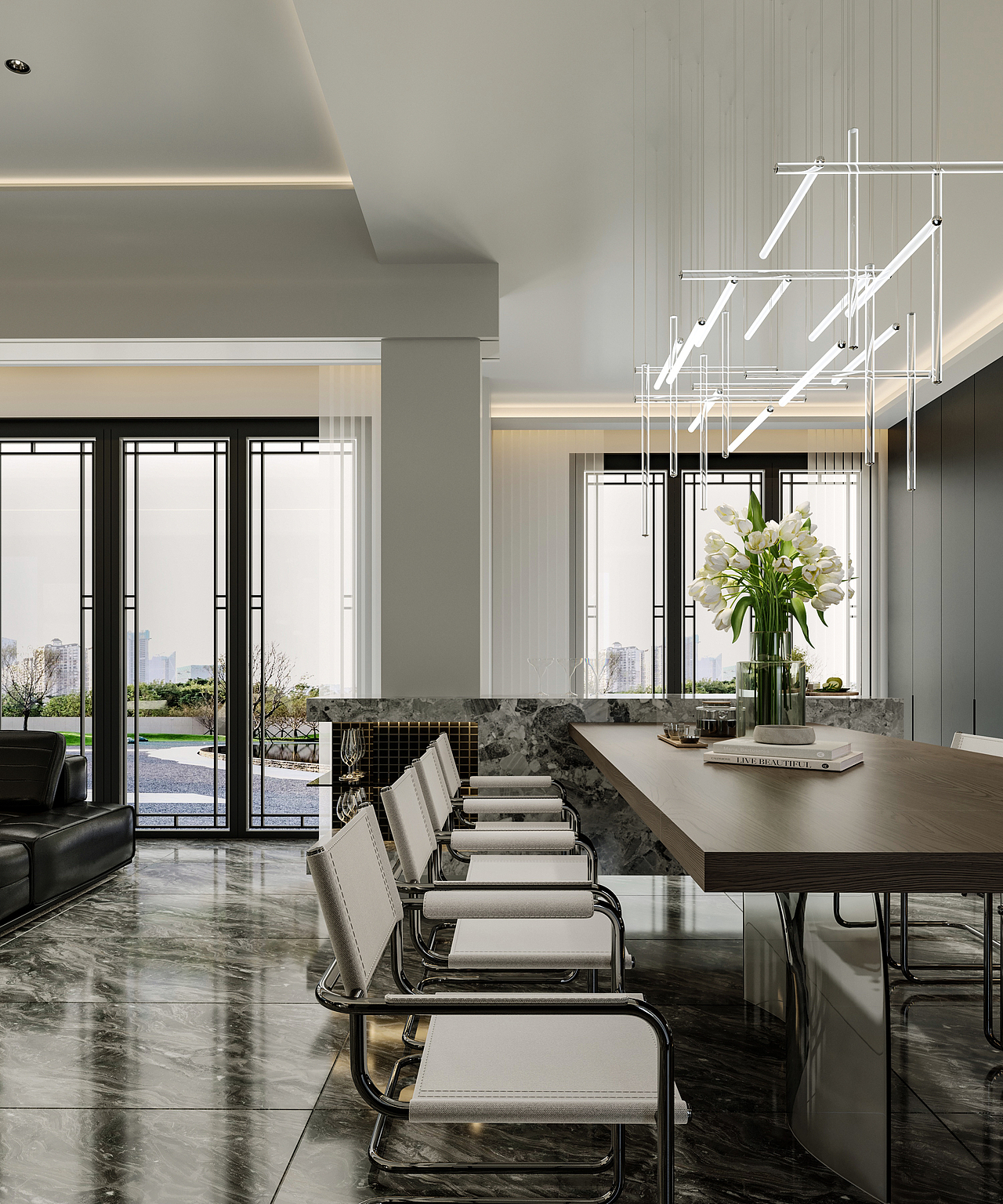 玲珑府黑白（图ZMzY4OTMyMzcy） - 家装设计 - 站酷设计师弋弋设计原创素材 - 站酷ZCOOL