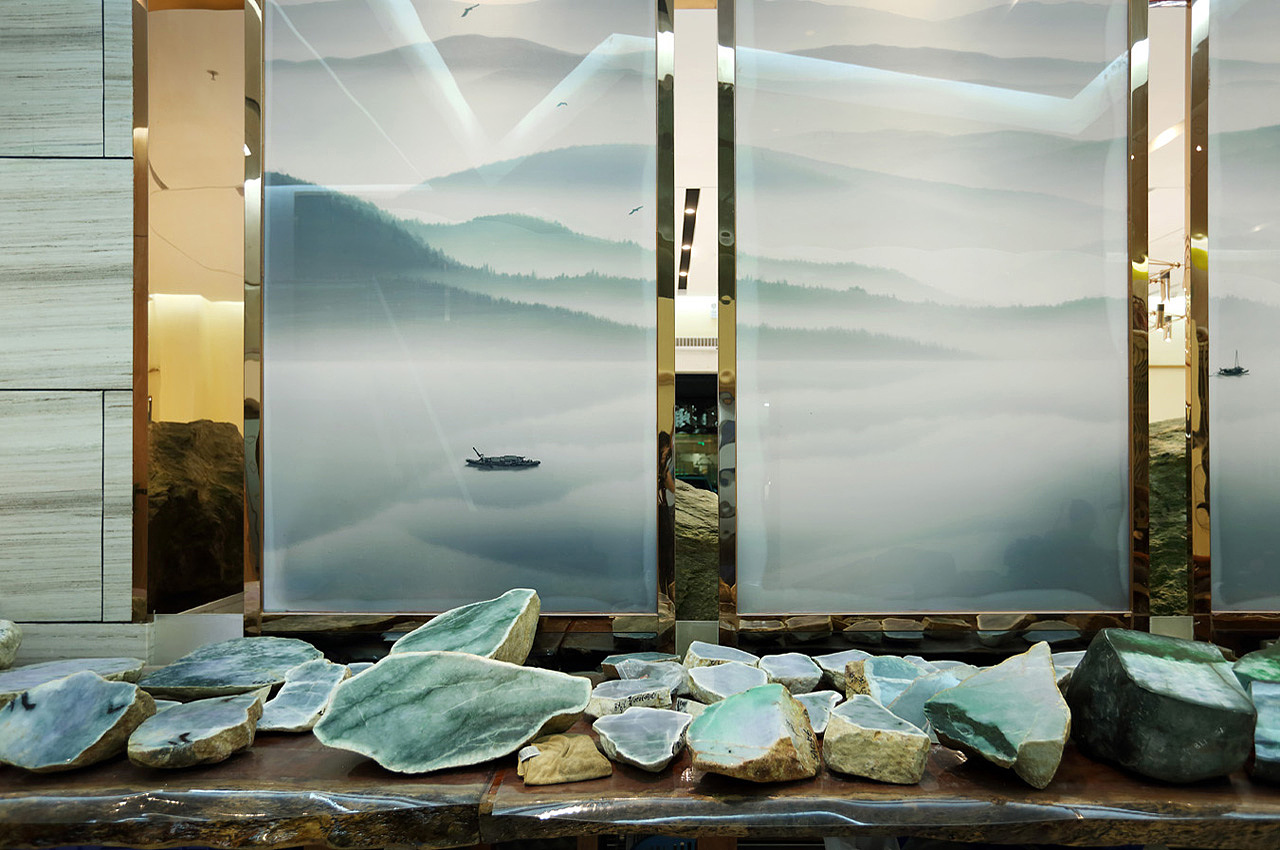 文华东方设计--深圳玉联珠宝店展设计装饰