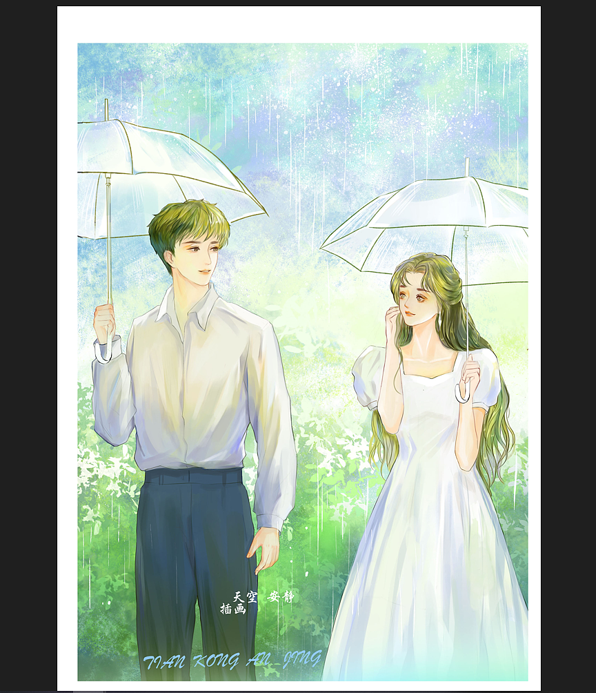 思念从未停止（图ZMzQ1OTIwNjg4） - 商业插画 - 站酷设计师天空安靜原创素材 - 站酷ZCOOL