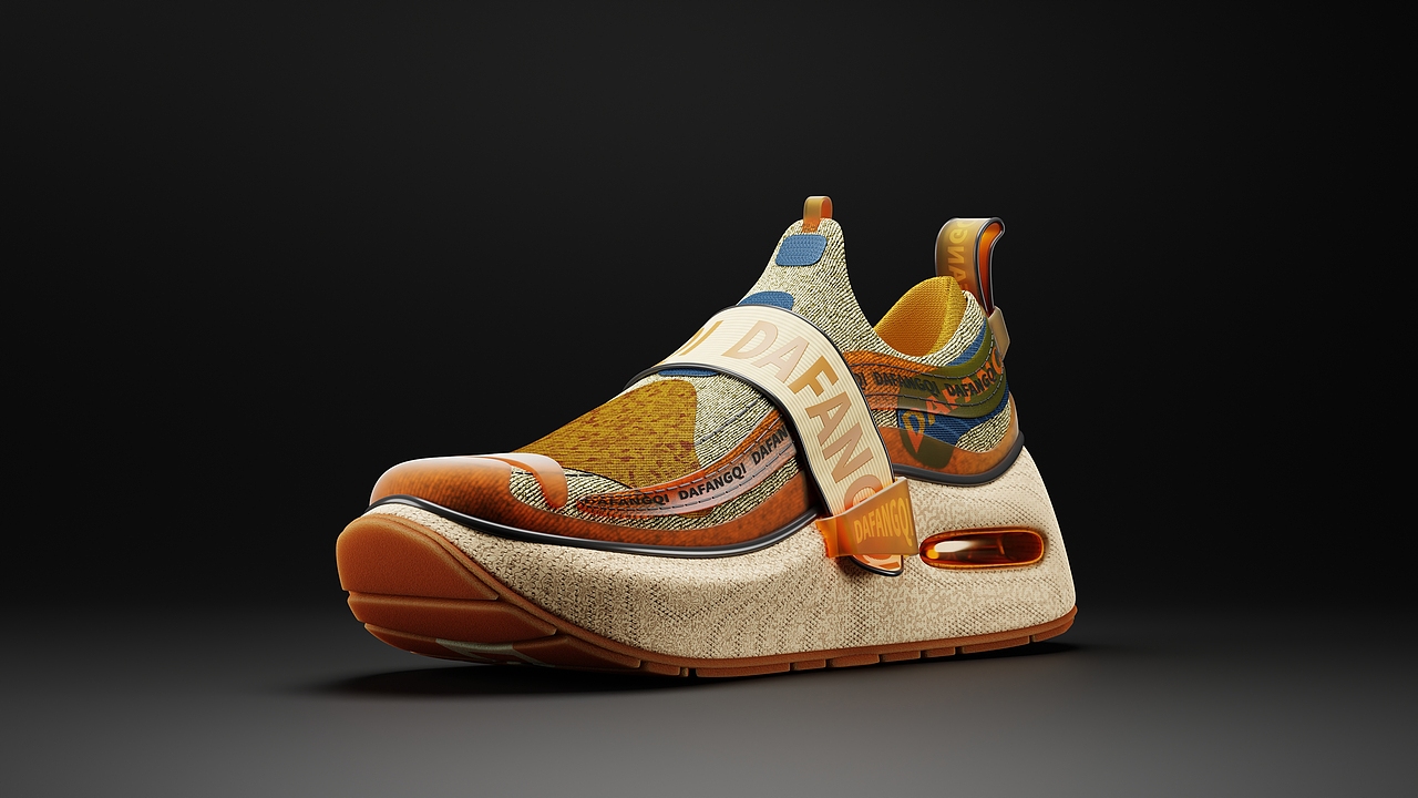 运动鞋建模材质练习