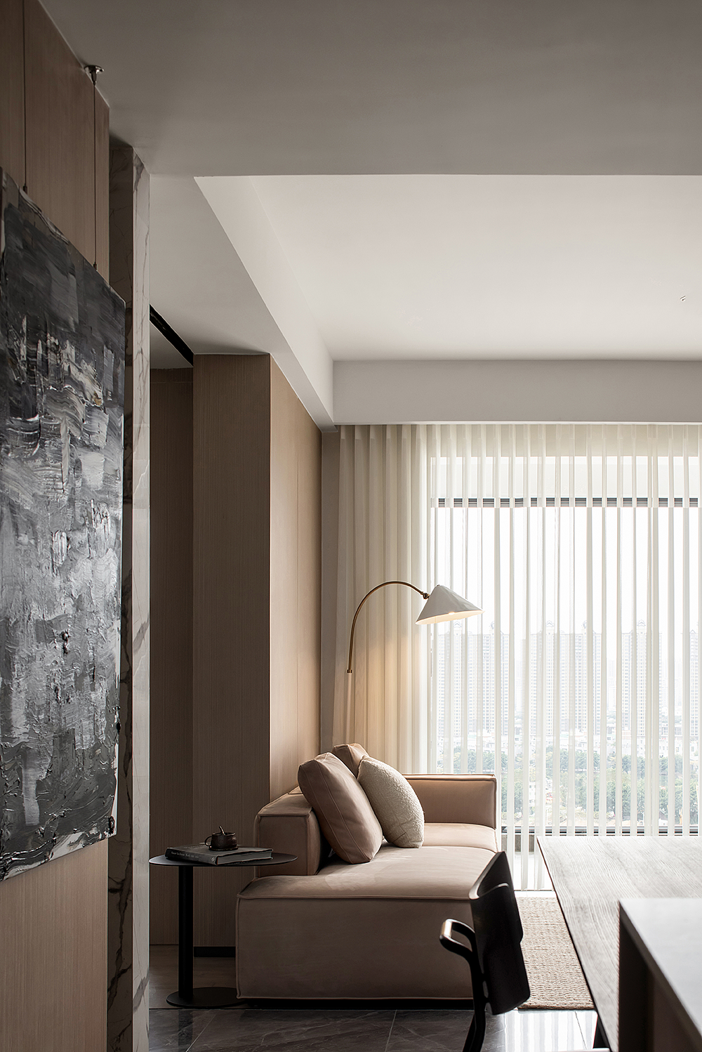 家装案例赏析——140㎡极简原木，平静自然的居所（图ZMzY4MjM5OTQ0） - 家装设计 - 站酷设计师成都有木设计原创素材 - 站酷ZCOOL