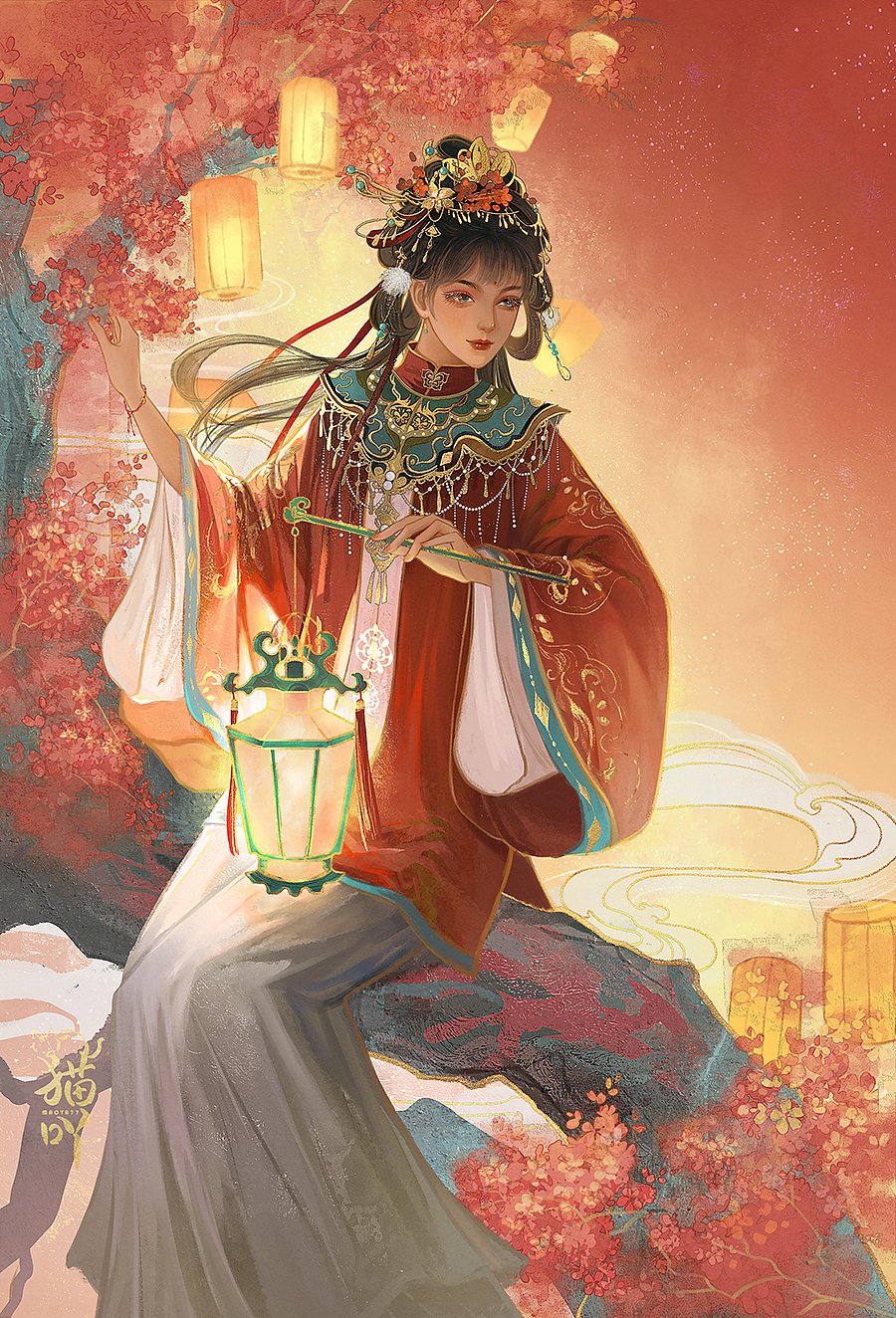 2022插画合集（图ZMzI3ODIwMjcy） - 商业插画 - 站酷设计师猫吖77原创素材 - 站酷ZCOOL