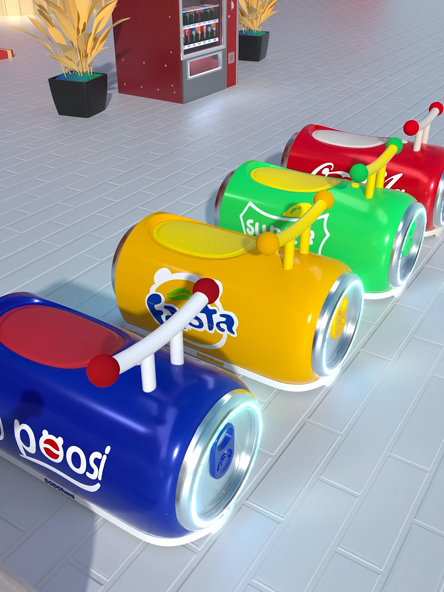 来个有年味的春节可乐儿童车!丝滑的转场!