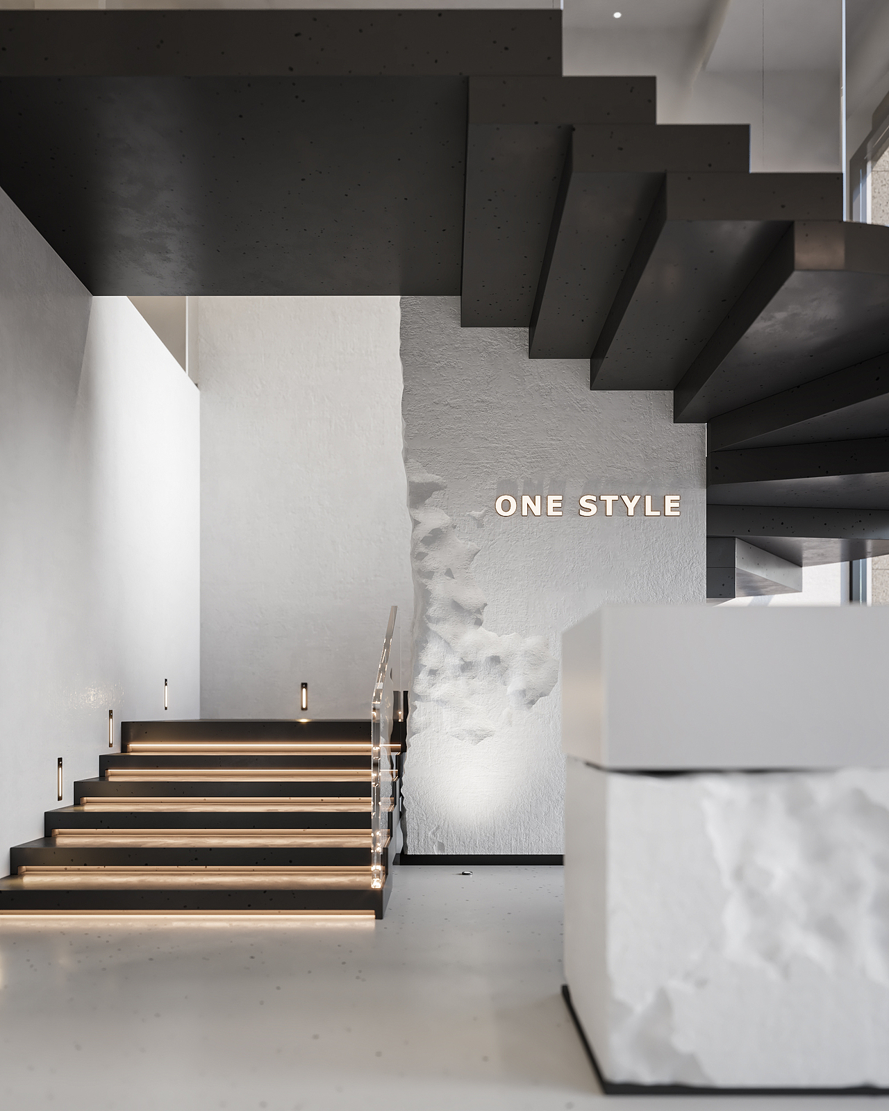 汕头 one style 美发沙龙（图ZMzAwMTE1NTA4） - 商业空间设计 - 站酷设计师廖胃原创素材 - 站酷ZCOOL