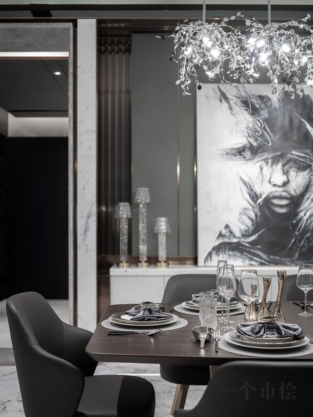 一个地产样板间室内空间表现