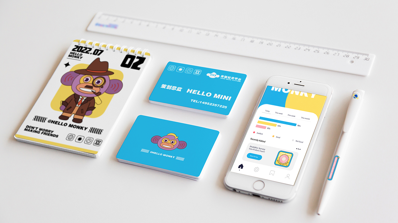 猩球IP形象设计-HELLO MONKY | 原创IP设计（图ZMzA5MTc4OTA0） - IP形象 - 站酷设计师珈瑜原创素材 - 站酷ZCOOL