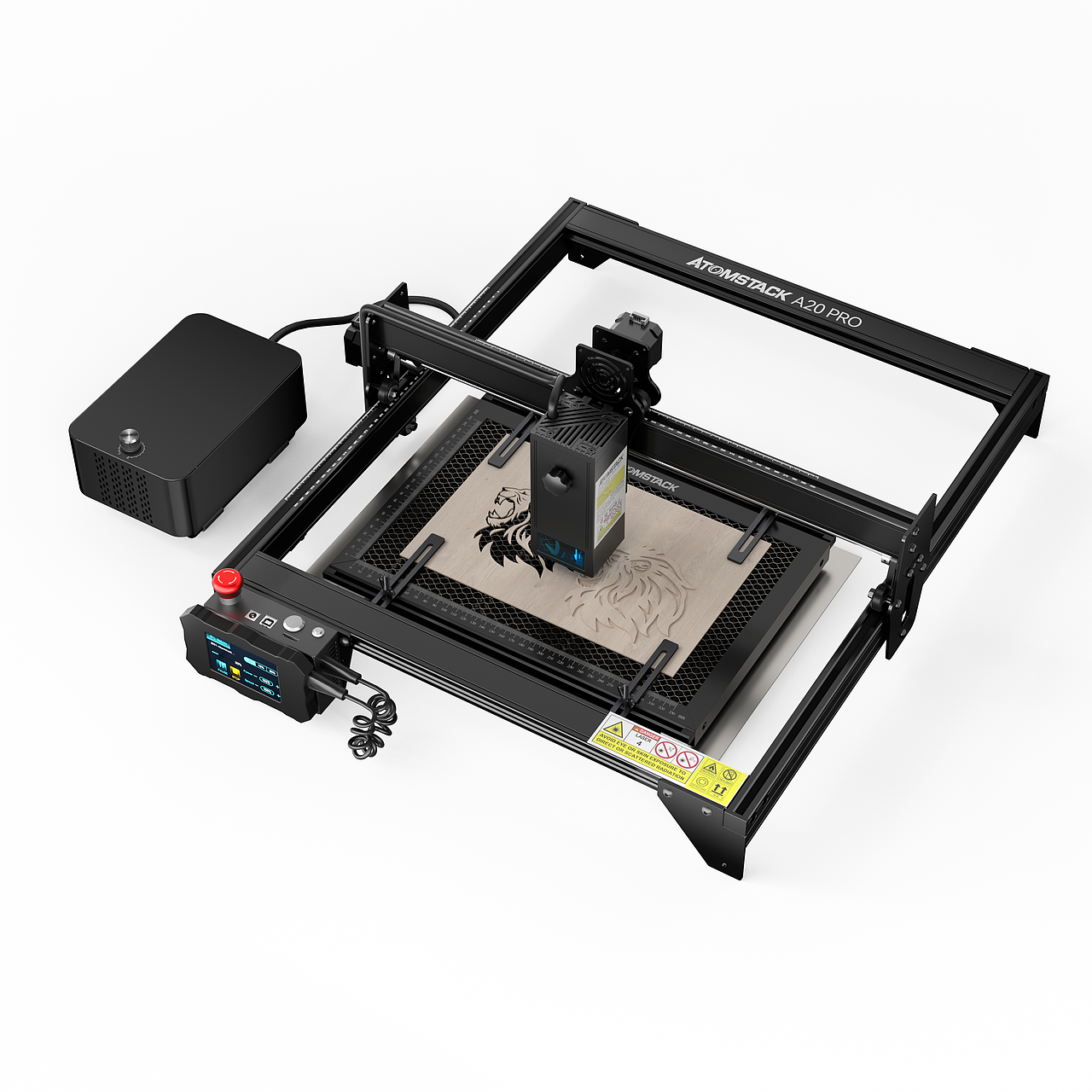 激光雕刻机渲染图