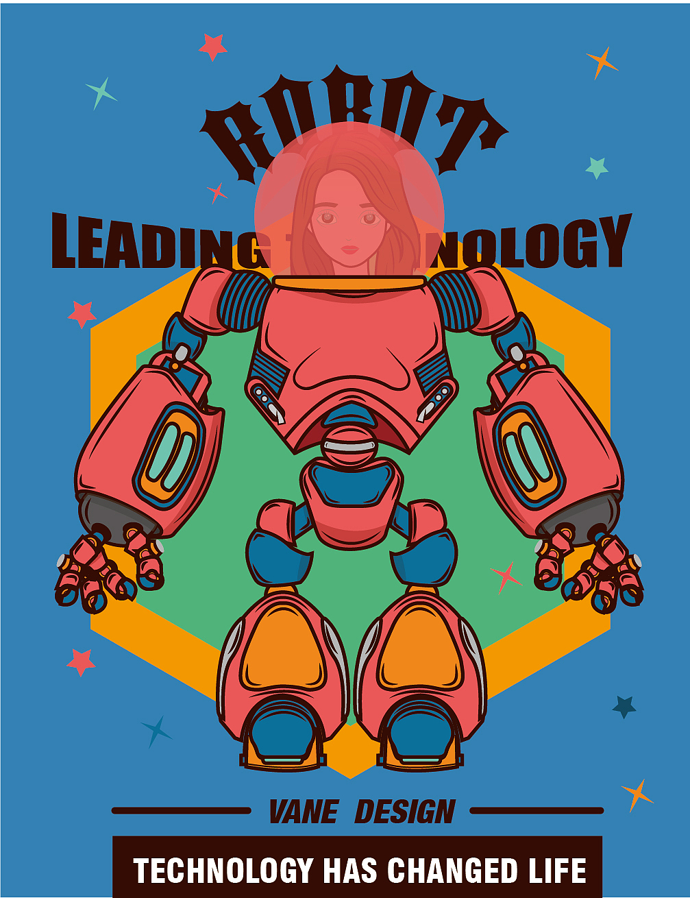 美女机器人AI矢量插画练习（图ZMzA1MTU0NDM2） - 艺术插画 - 站酷设计师雯曦原创素材 - 站酷ZCOOL