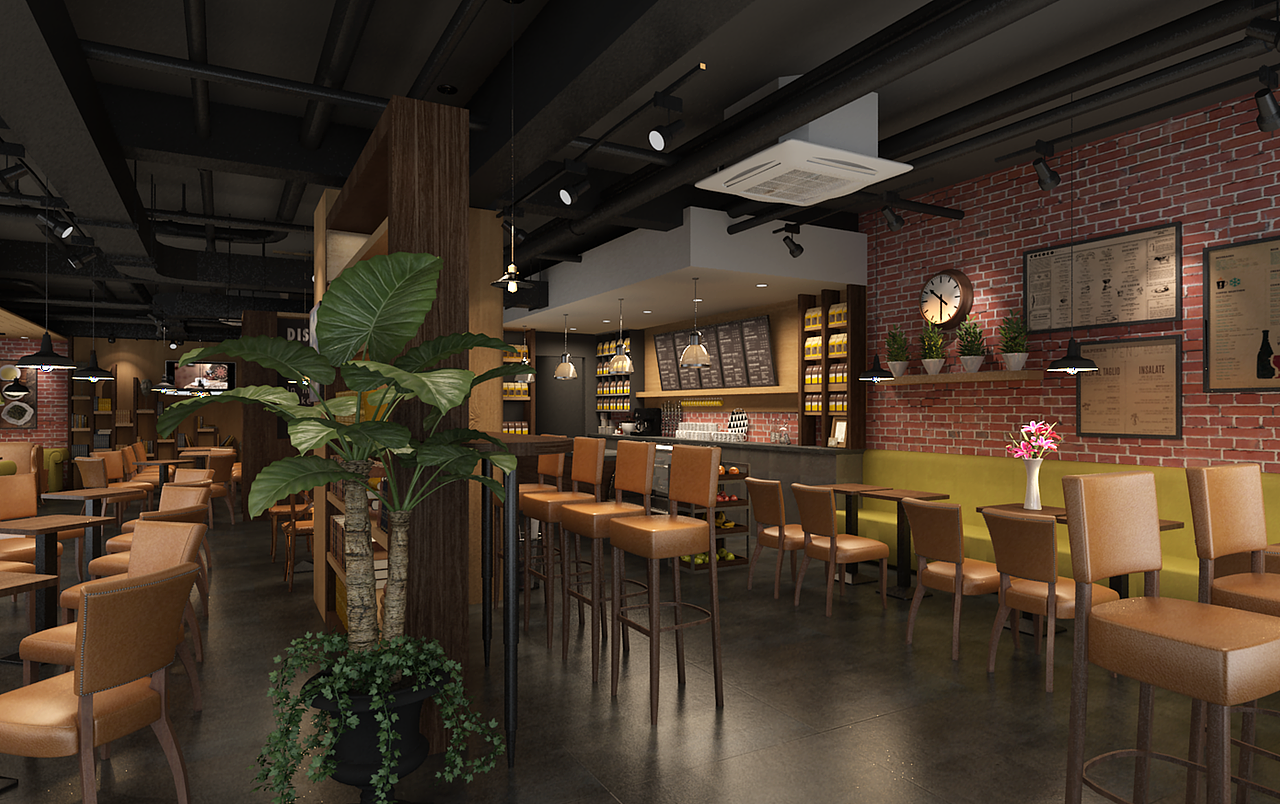 咖啡门店设计|装修设计