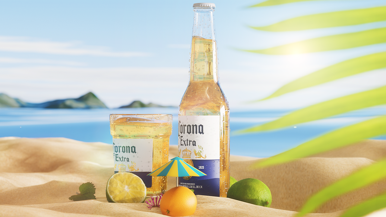 科罗娜啤酒产品动画