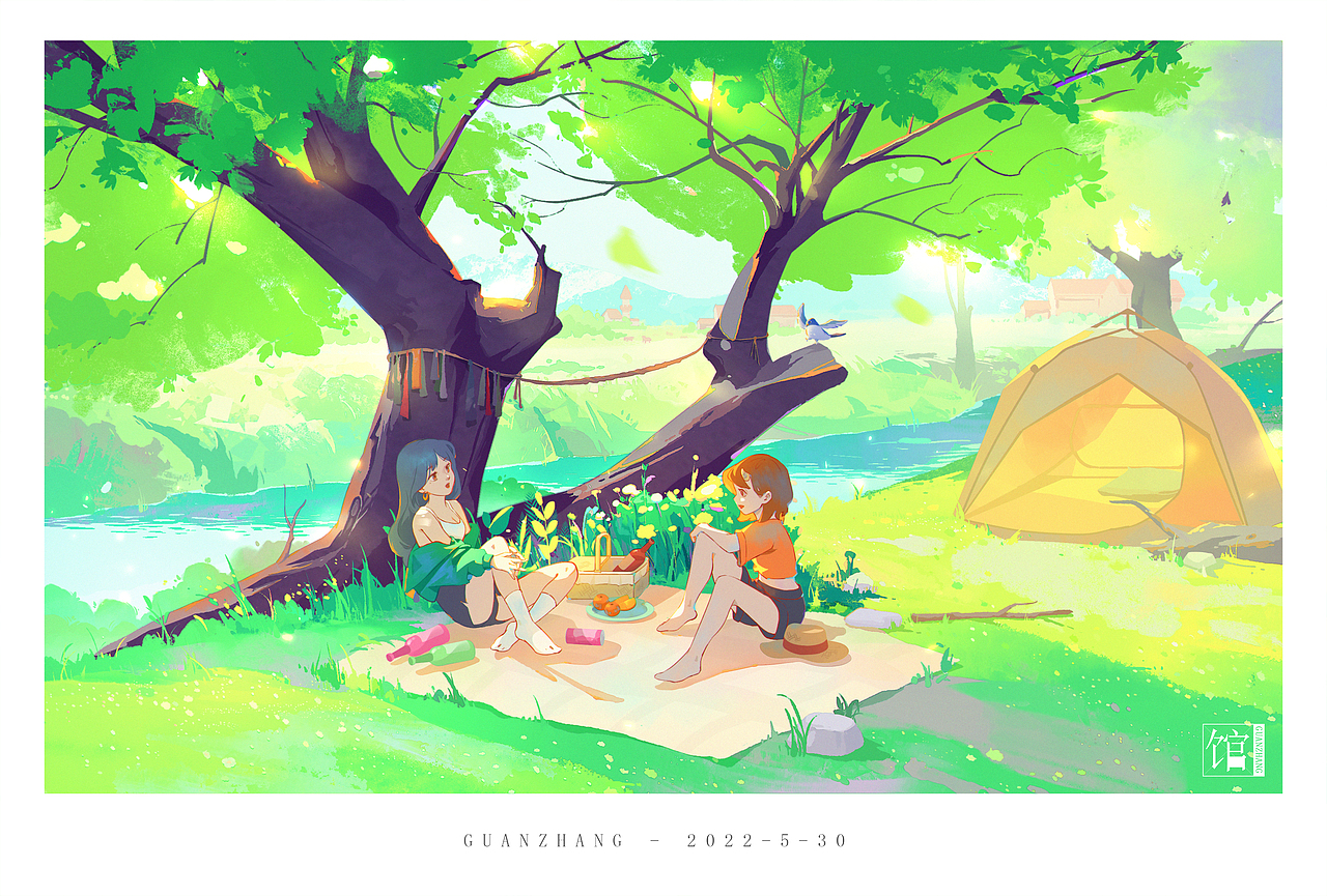 2022年6-7月作品总结（图ZMzEwNjc1NTky） - 创作习作 - 站酷设计师大橙子插画馆原创素材 - 站酷ZCOOL