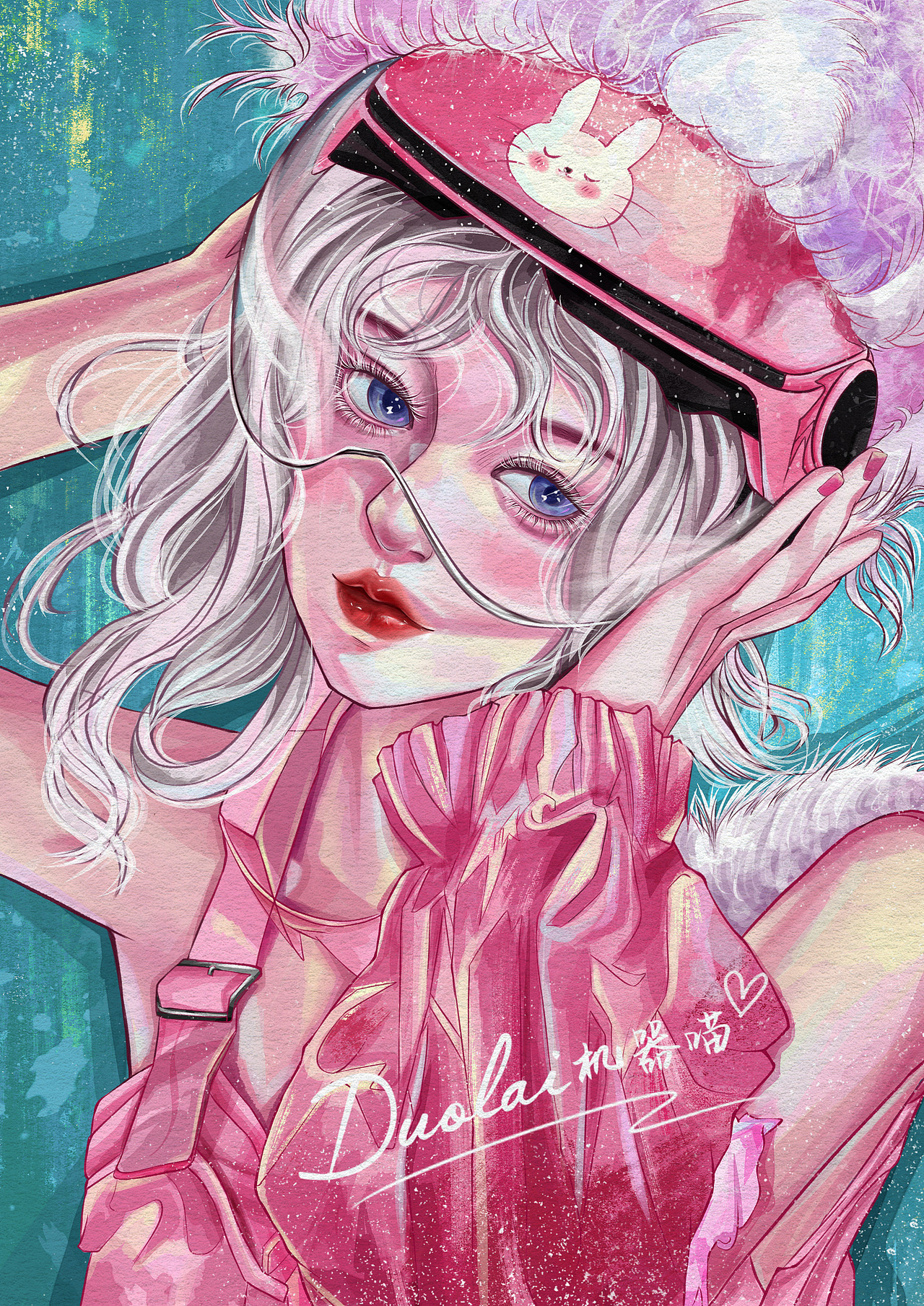 少女封面（图ZMzMzODE0Mjgw） - 创作习作 - 站酷设计师_Catnip_原创素材 - 站酷ZCOOL
