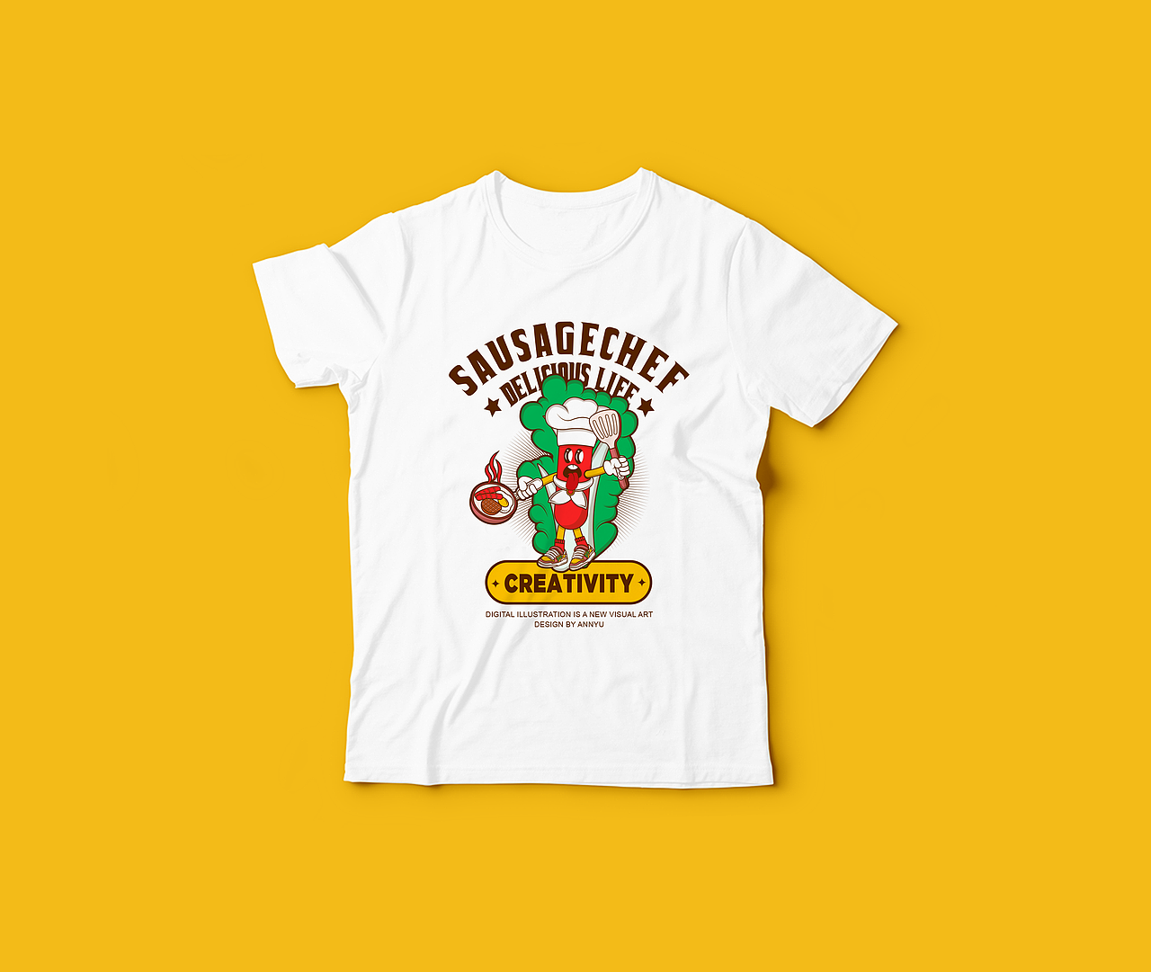 商业插画 T恤图案设计