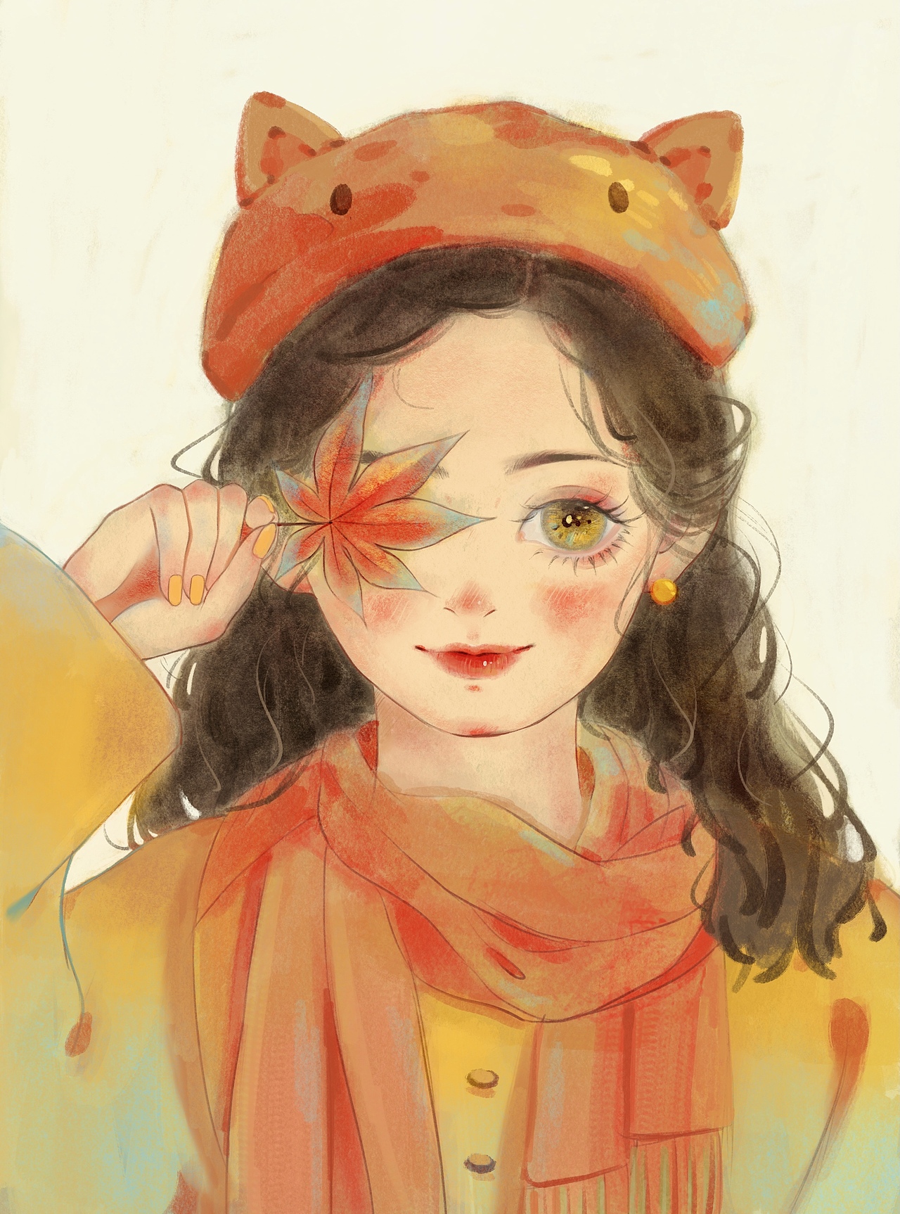 ipad少女插画合集「半年作品汇总」