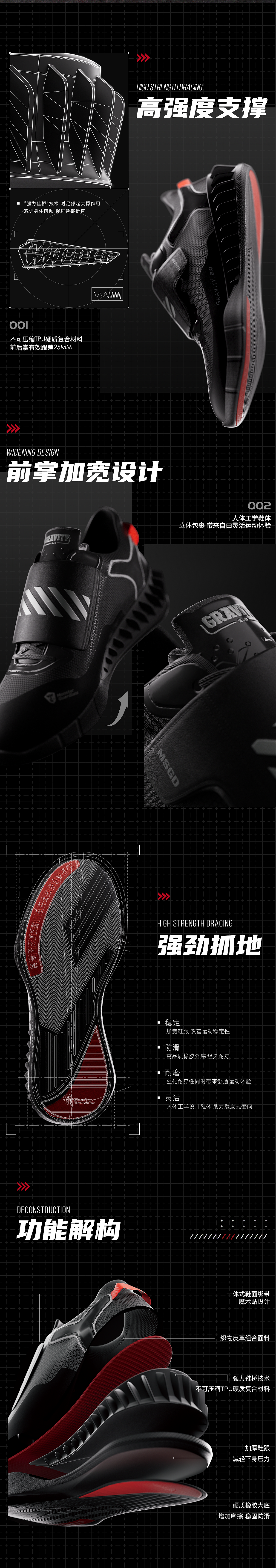 专业深蹲训练鞋-宣传动画