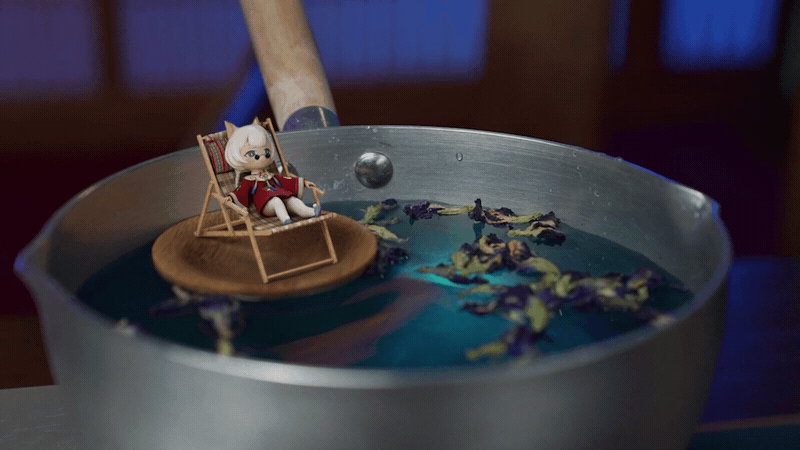 小小潮IP角色实景合成动画