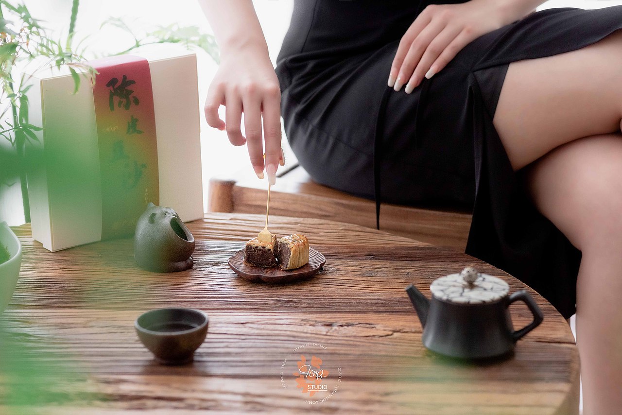 陈皮豆沙饼（图ZMzA3MjYwMTQw） - 产品摄影 - 站酷设计师峰子的美食写真原创素材 - 站酷ZCOOL