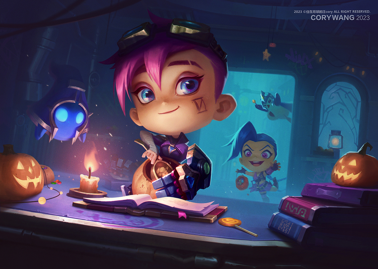 万圣节小小英雄-FANART（图ZMzU0MDQ5NjYw） - 创作习作 - 站酷设计师住在月球的汪cory原创素材 - 站酷ZCOOL