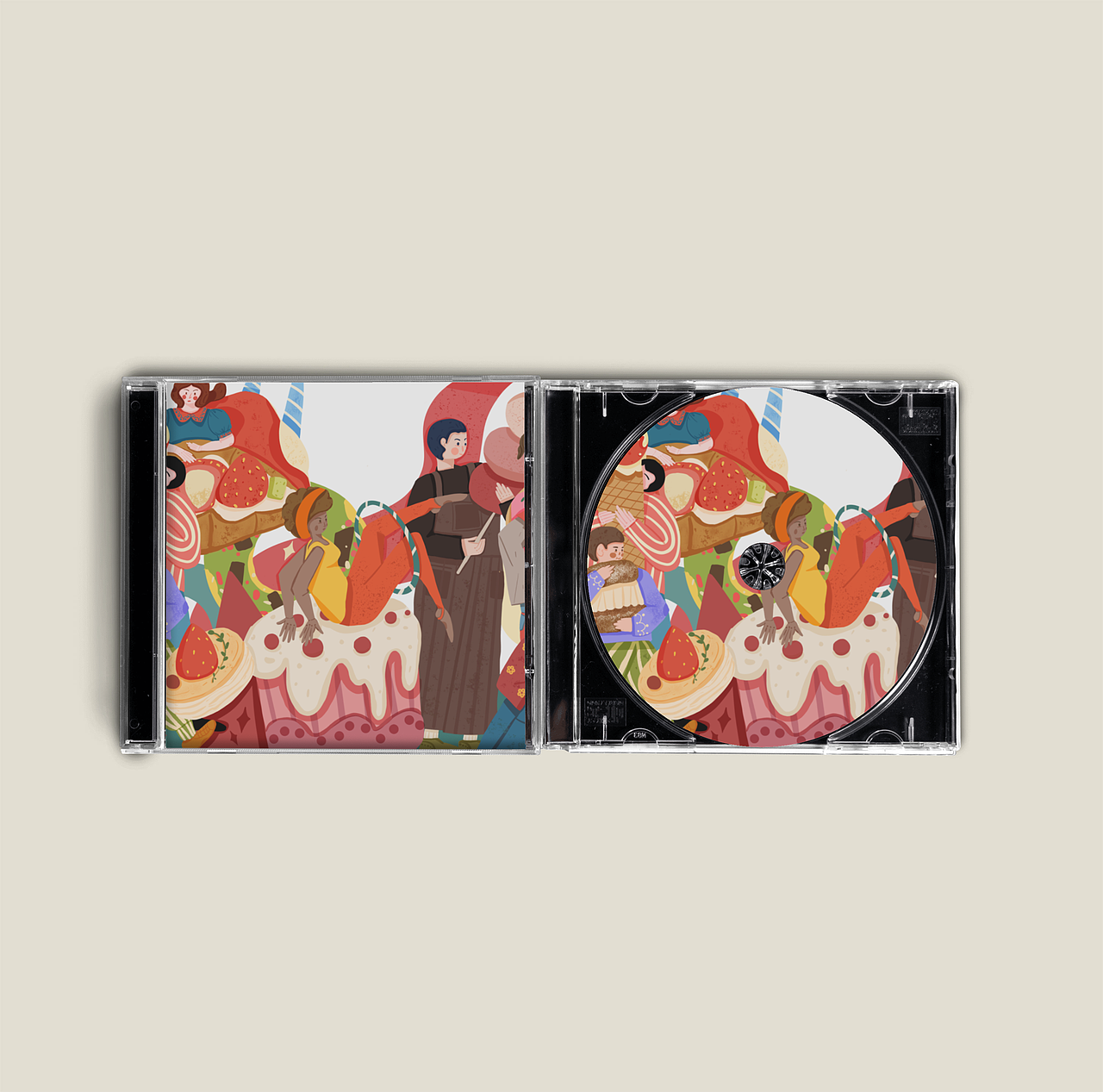 五彩缤纷的甜点世界