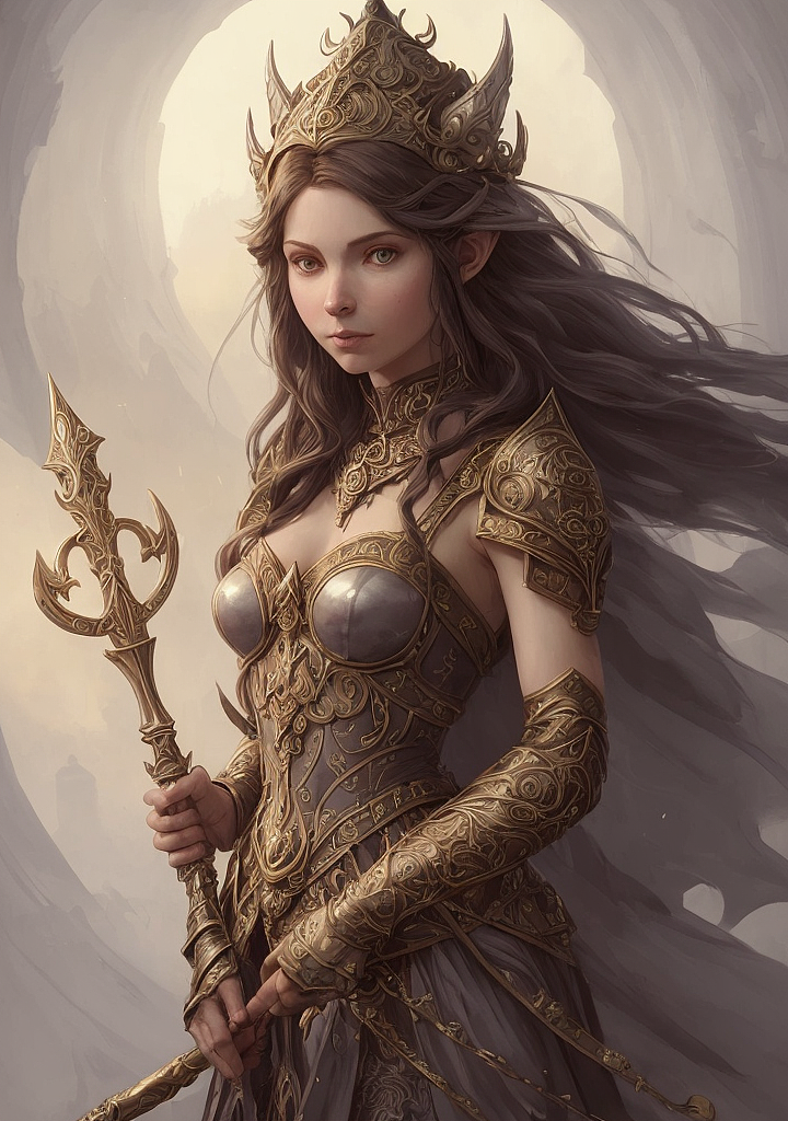 【AI绘画-3】巴洛克精灵女王