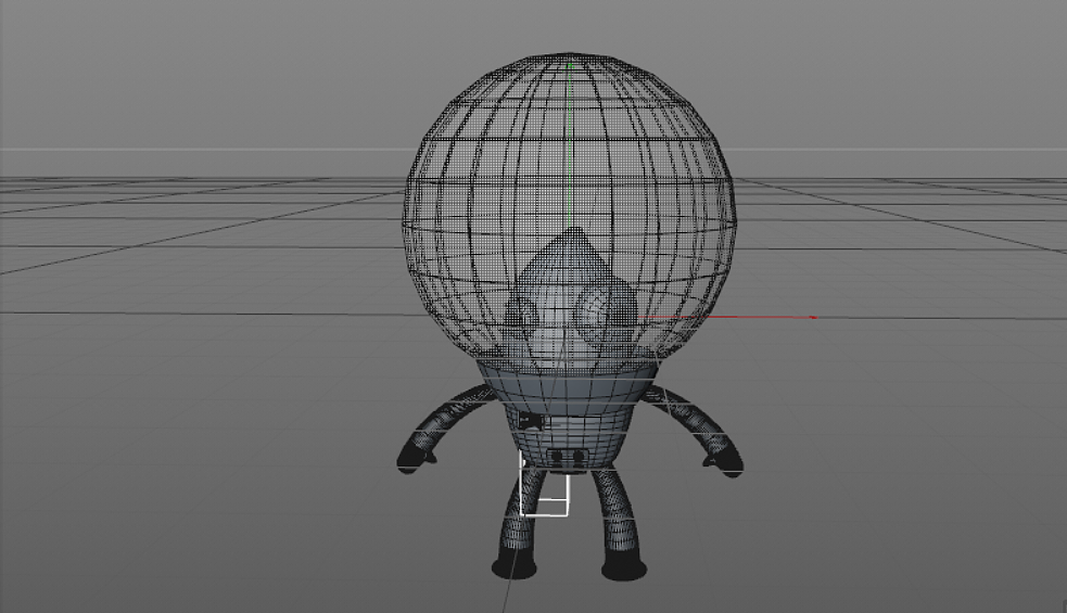 卡通人物建模布线
