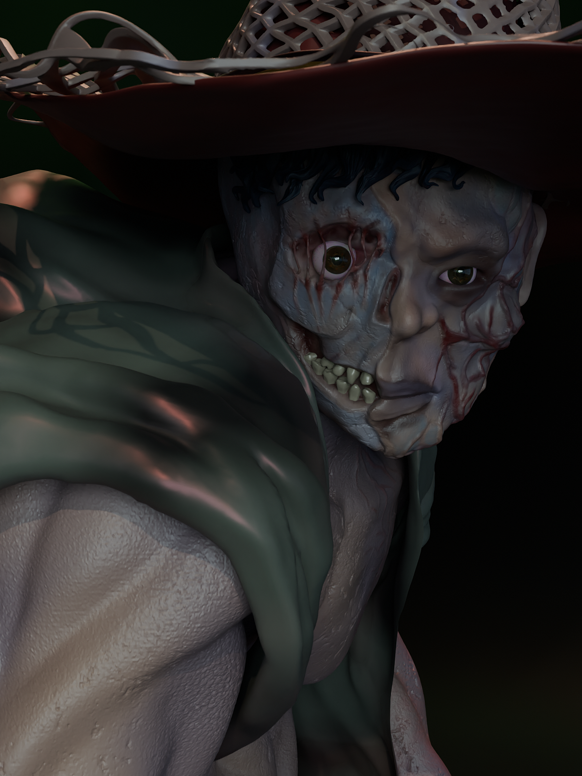 美式恐怖风格角色,供口味独特的你品鉴。