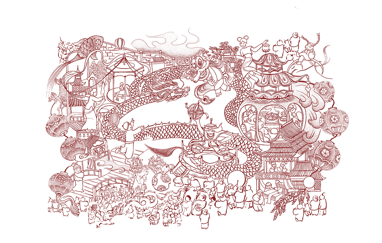 中国节（图ZMzUyNzYzNDc2） - 创作习作 - 站酷设计师阿瑶儿原创素材 - 站酷ZCOOL