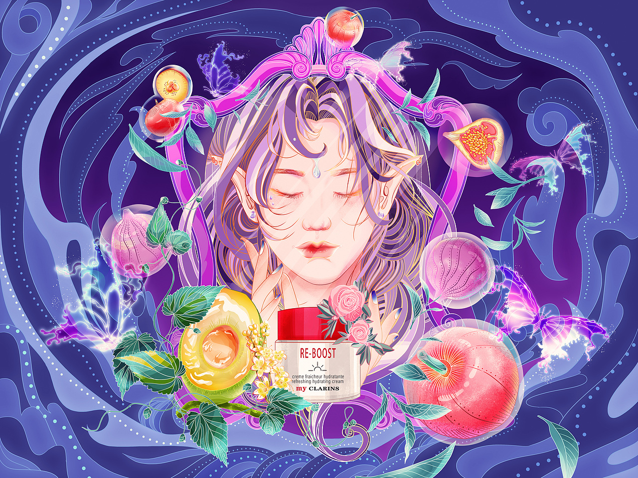 2022国风作品年中总结（图ZMzA5NjEwMDA4） - 商业插画 - 站酷设计师小丫丫12121GO原创素材 - 站酷ZCOOL