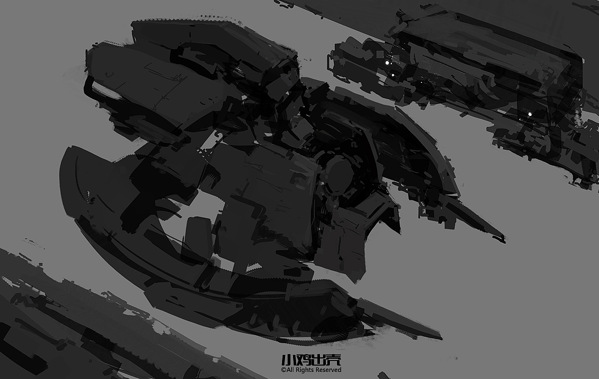 最近的一些机甲和飞行器（图ZMzEyMzQ4ODA4） - 概念设定 - 站酷设计师小鸡出殻原创素材 - 站酷ZCOOL