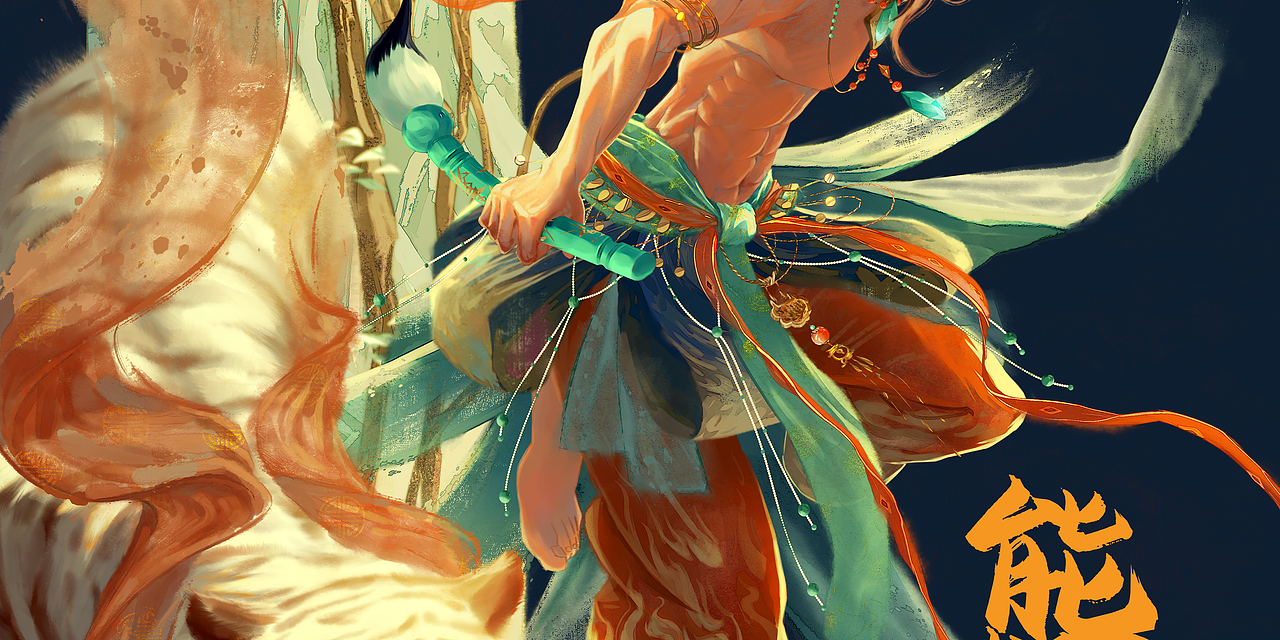 氛围感国风角色/场景小合集（图ZMzIzNTk5MDE2） - 商业插画 - 站酷设计师熊只只呀原创素材 - 站酷ZCOOL