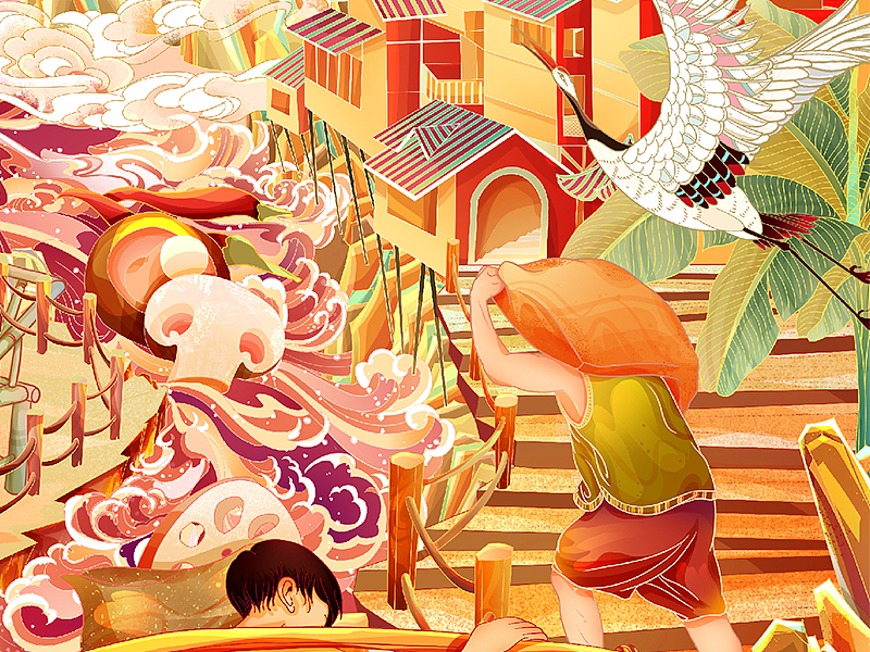 插画-重庆（图ZMzE0OTQ5MzA4） - 商业插画 - 站酷设计师睿睿紫原创素材 - 站酷ZCOOL