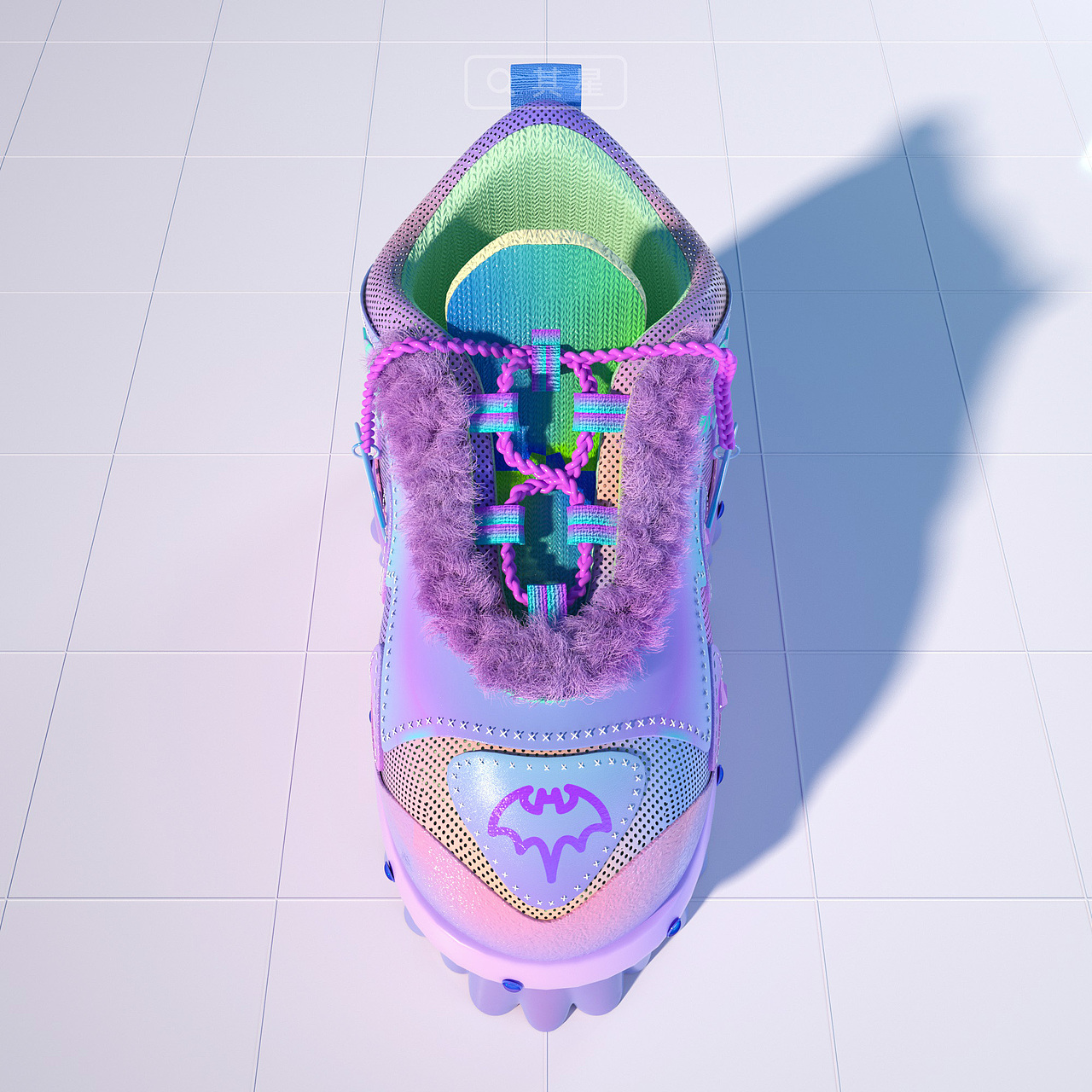 3D概念鞋 创意原型——毛毛虫（图ZMzE0Mjk2NzQ0） - 其他三维 - 站酷设计师其星原创素材 - 站酷ZCOOL