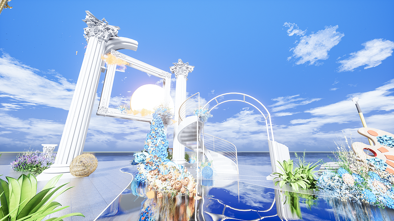 落日余晖——后花园（图ZMzIxNjU3Mjg0） - 展陈设计 - 站酷设计师冷颜ff原创素材 - 站酷ZCOOL